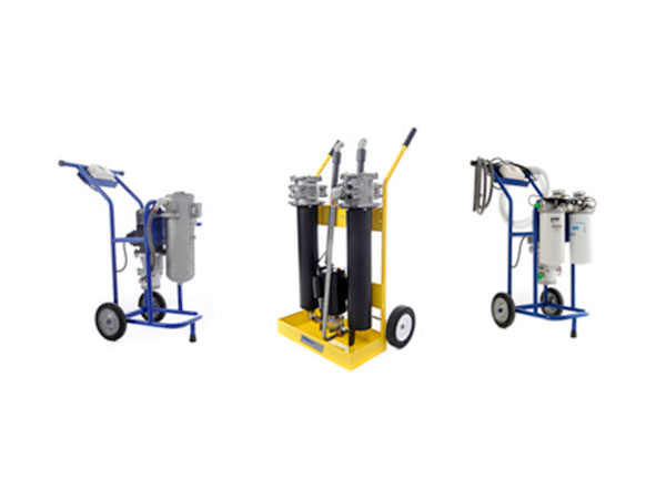 Sistema de filtración con filtro hidráulico para maquinaria industrial.